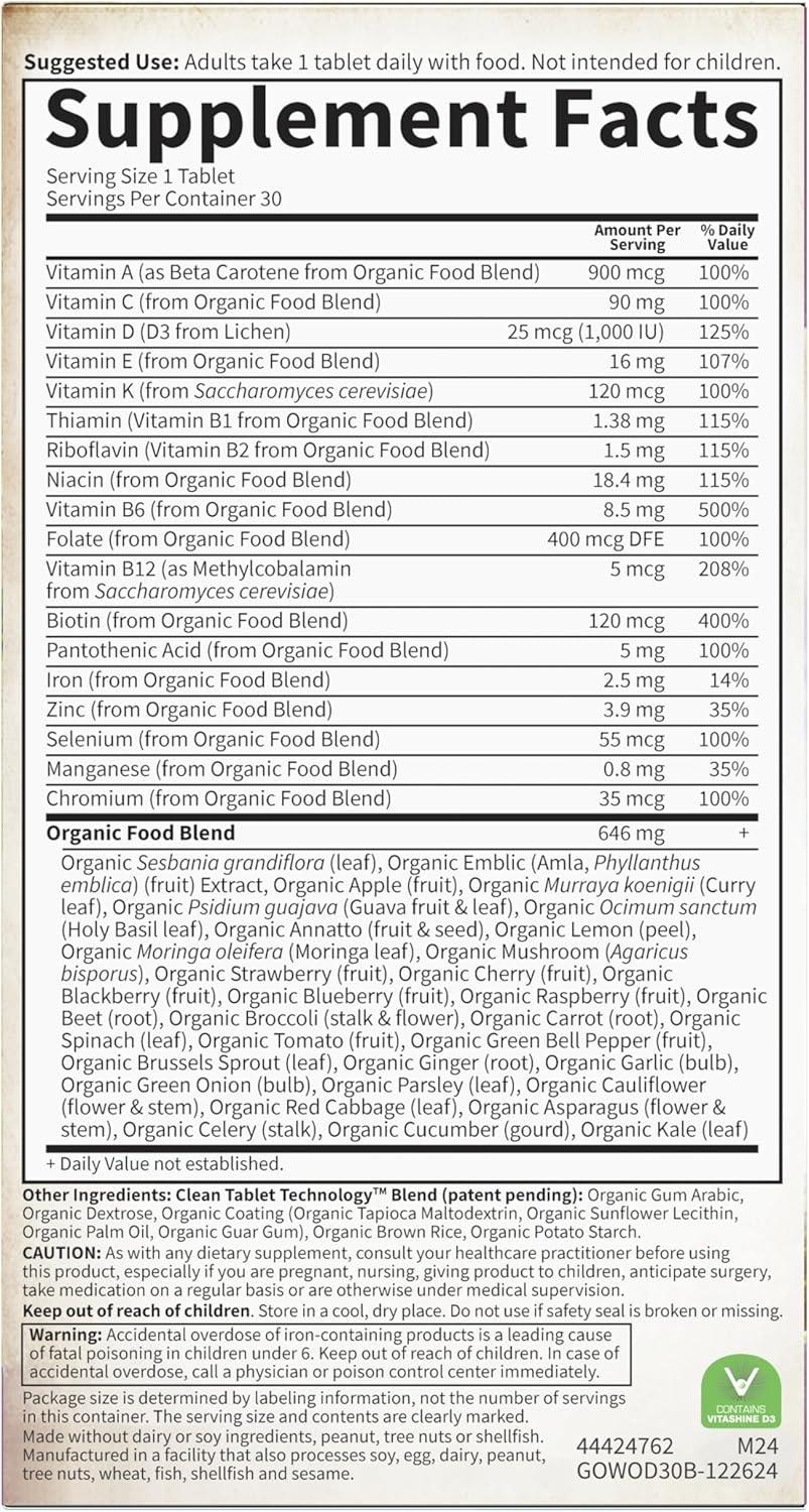image:imageGarden of Life Womens Bundle Organics Once Daily Multivitamin Vitamin Code Raw Iron 22mg Organic Ashwagandha with Probiotics amp Ginger for Energy Stress Mood Support Vegan Tablets amp Capsules30 Count Pack of 6