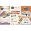 image:imageGarden of Life Womens Bundle Organics Once Daily Multivitamin Vitamin Code Raw Iron 22mg Organic Ashwagandha with Probiotics amp Ginger for Energy Stress Mood Support Vegan Tablets amp CapsulesWomens Bundle