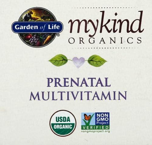image:imageGarden of Life Organics Prenatal Vitamin Folate for Energy amp Healthy Fetal Development Nonconstipating Iron Vitamin C B6 B12 D3 Organic NonGMO GlutenFree Vegan 30 Day Supply30 Count Pack of 6