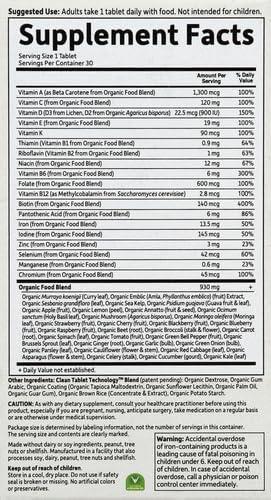 image:imageGarden of Life Organics Prenatal Vitamin Folate for Energy amp Healthy Fetal Development Nonconstipating Iron Vitamin C B6 B12 D3 Organic NonGMO GlutenFree Vegan 30 Day Supply30 Count Pack of 6