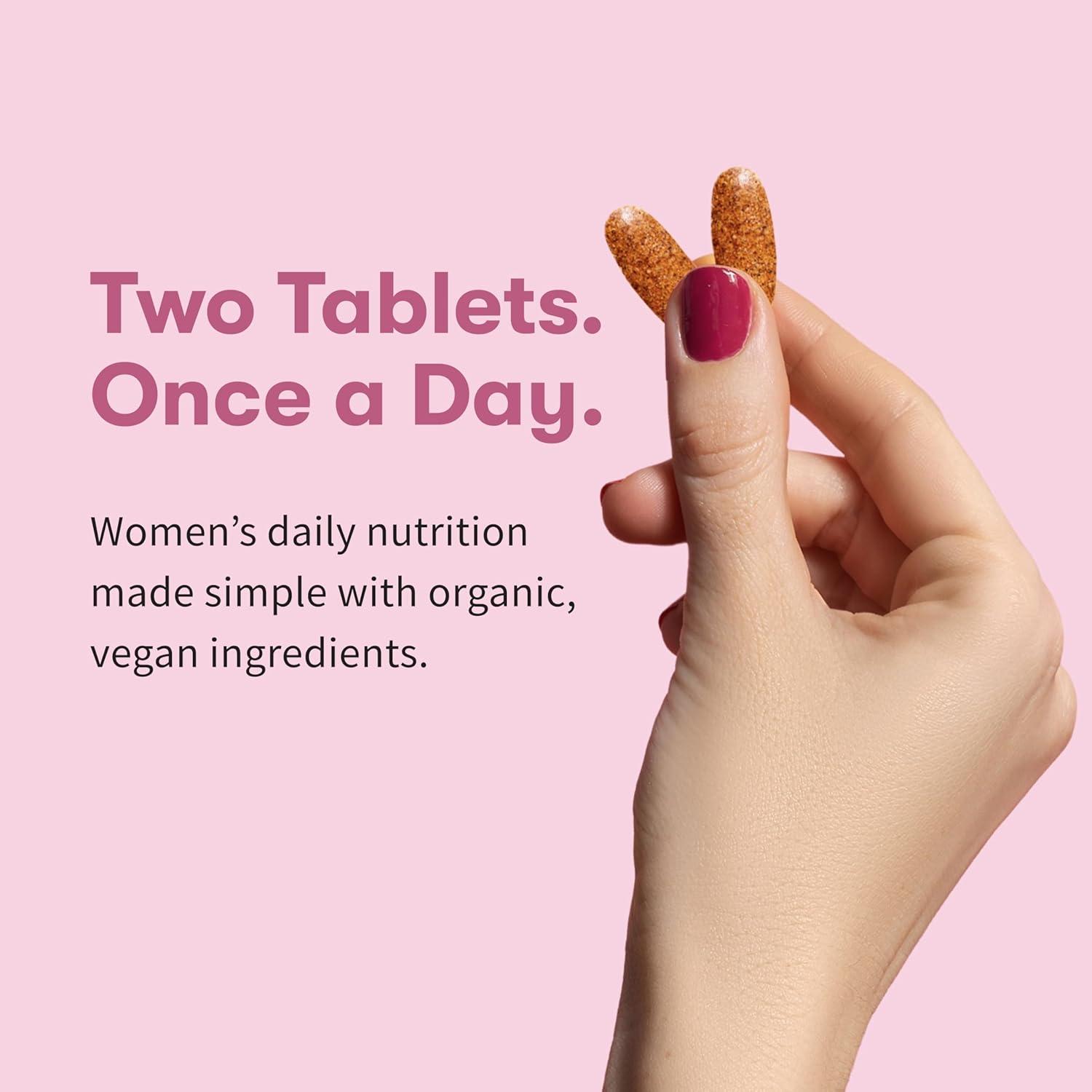 image:imageGarden of Life Organics Vitamins for Women 40 60 Tablets Womens Multi 40 Vegan Vitamins for Women Over 40 Hormone amp Breast Health Support Blend Whole Food Womens Multivitamin120 Count Pack of 1