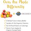 Garden of Life Organics Men’s Gummy Vitamins – Berry – Certified Organic, Non-GMO, Vegan, Kosher Complete Multi – Methyl B12, C & D3 – Gluten, Soy & Dairy Free, 120 Real Fruit Chew Gummies(120 Count (Pack of 1))