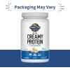 Garden of Life Creamy Plant Protein + Oat Milk Powder + Chocolate Flavor Vegan Protein Powder – Plant Based, Prebiotics & Probiotics, Gluten-Free, Non-GMO, Chocolate Brownie Flavor, 2 LBS(Vanilla Cookie)