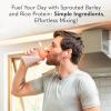 Garden of Life Plant-Based Sprouted Barley Protein, Vanilla Caramel with 21g Protein, 0g Sugar & Clean Ingredients, Upcycled Barley, Probiotics, Non-GMO, use in Shakes, Smoothies & Baking, 20 Servings(Vanilla Caramel)