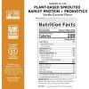 Garden of Life Plant-Based Sprouted Barley Protein, Vanilla Caramel with 21g Protein, 0g Sugar & Clean Ingredients, Upcycled Barley, Probiotics, Non-GMO, use in Shakes, Smoothies & Baking, 20 Servings(Vanilla Caramel)