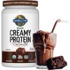 Garden of Life Creamy Plant Protein + Oat Milk Powder + Chocolate Flavor Vegan Protein Powder – Plant Based, Prebiotics & Probiotics, Gluten-Free, Non-GMO, Chocolate Brownie Flavor, 2 LBS(Chocolate Brownie)
