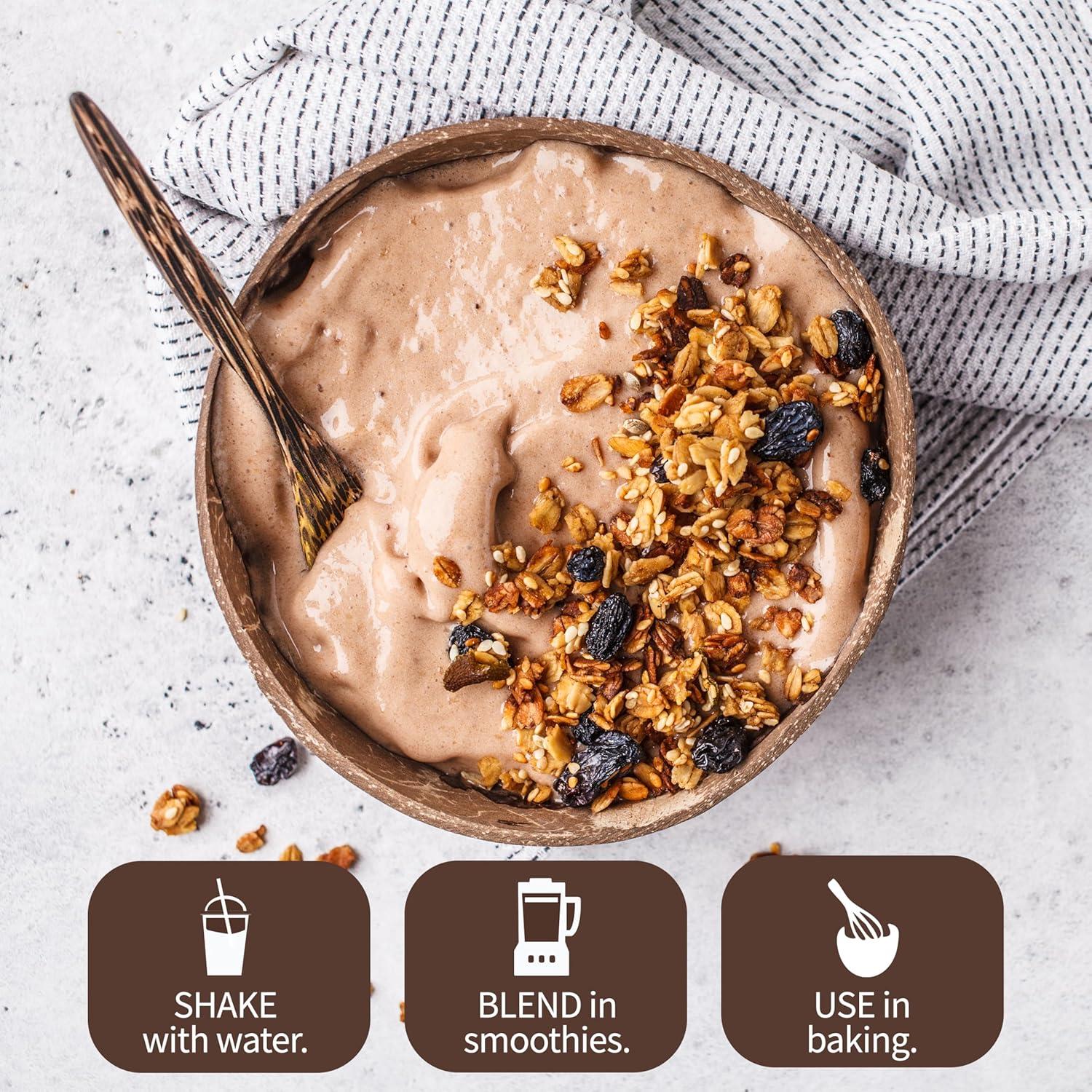 image:imageGarden of Life Meal Replacement Shakes Raw Organic Chocolate Protein Powder with Plant Based Pea Protein Sprouts Greens Probiotics Dairy Free 28 Servings