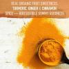 Garden of Life Organics Turmeric Inflammatory Response Gummy – 120 Real Fruit Gummies for Kids & Adults, 50Mg Curcumin (95% Curcuminoids), No Added Sugar, Organic, Non-GMO, Vegan & Gluten Free(Turmeric Ginger Cinnamon Black Pepper Fruit)