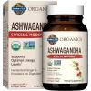 Garden of Life Organic Ashwagandha Supplement with Probiotics & Ginger – Stress, Mood & Energy Support, Vegan, Gluten Free, Non GMO, 2 Month Supply, 60 Tablets