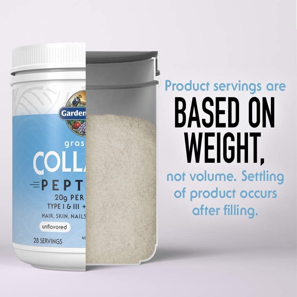 image:imageGarden of Life Grass Fed Collagen Peptides Powder Unflavored Collagen Powder for Women Men Hair Skin Nails Joints Hydrolyzed Collagen Protein Supplements Collagen for Women amp Men 14 Servings