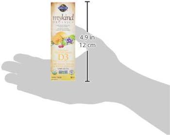 image:imageGarden of Life Organics Vegan Vitamin D3 Spray with Plant Omegas Liquid Vitamin D3 for Immune Support amp Bone Health 1000 IU USDA Organic NonGMO Vanilla Flavor 2 Fl Oz Bottle 125 Servings2 Fl Oz Pack of 2