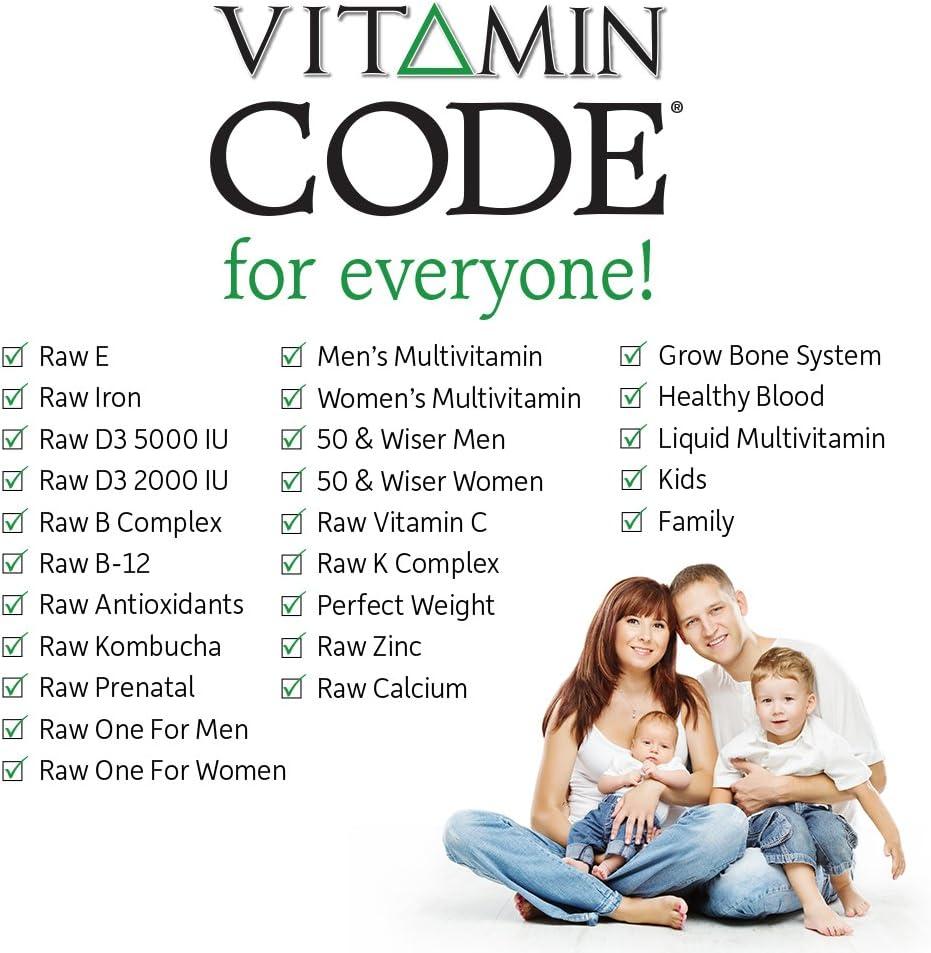 image:imageGarden of Life Raw Calcium Supplement for Women and Men Vitamin Code Made from Whole Foods with Magnesium K2 Vitamin D3 and Vitamin C Plus Probiotics for Digestion 60 Capsules60 Count Pack of 6