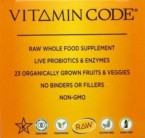 image:imageGarden of Life Vitamin D Vitamin Code Raw D3 Vitamin D 2000 IU Raw Whole Food D3 Supplements with Chlorella Fruit Veggies amp Probiotics for Bone amp Immune Health 60 Vegetarian Capsules120 Count Pack of 2