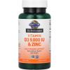 Garden of Life Dr. Formulated Vitamin D3 & Zinc Quercetin Once Daily Supplement – Immune Support & Breast Health, Non-GMO, Gluten-Free, 30 Small Tabs
