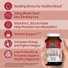 Garden of Life Vitamin Code Healthy Blood – Iron Supplement for Women, 60 Vegan Capsules, with Vitamins B, C, Trace Minerals, Fruit Veggies, Probiotics – for Energy and Anemia Support(Unflavored)