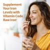Garden of Life Vitamin Code Raw Iron Supplement – 30 Vegan Capsules, 22mg Once Daily Iron, Vitamins C, B12, Folate, Fruit, Veggies & Probiotics, Iron Supplements for Women, Energy & Anemia Support(1 Count (Pack of 30))