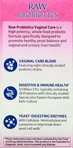 image:imageGarden of Life Raw Probiotics Vaginal Care 50 Billion CFU 38 Probiotic Strains Supports Vaginal amp Urinary Tract Health Shelf Stable 30 Vegetarian Capsules30 Count Pack of 6