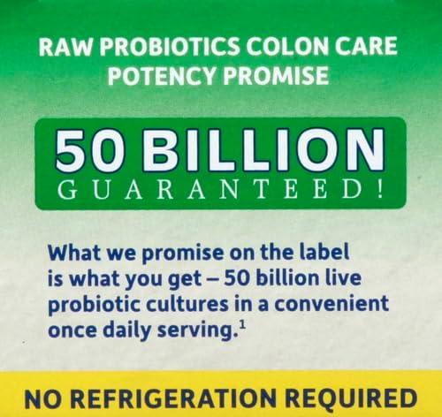 image:imageGarden of Life Probiotics for Women and Men Raw Probiotics Colon Care 50 Billion CFU and Enzymes Shelf Stable Once Daily Acidophilus Probiotic for Regularity and Immune Health Support 30 Capsules30 Count Pack of 6