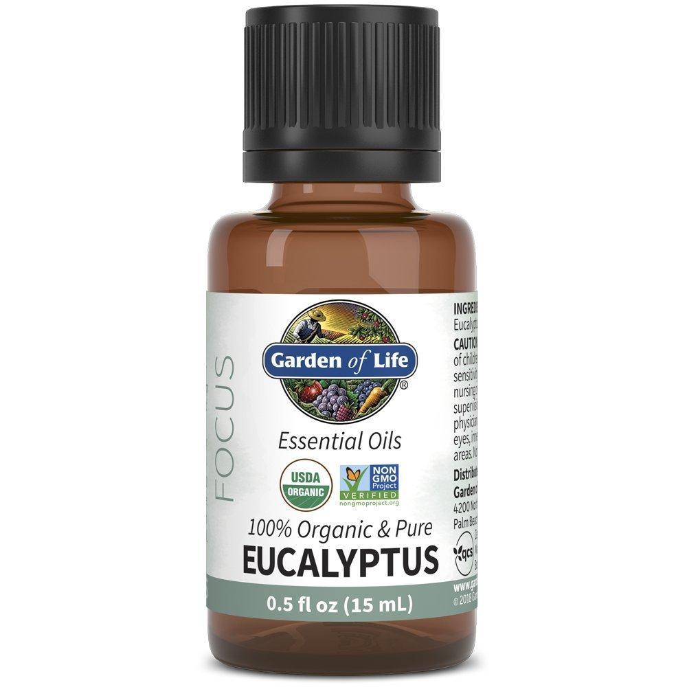 image:imageGarden of Life Essential Oils  100 Organic amp Pure Eucalyptus Essential Oil for Diffuser Aromatherapy Meditation  Clarity amp Focus Stimulate Invigorate Refresh 05 fl oz05 Fl Oz Pack of 1