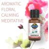 Garden of Life Essential Oil, Geranium 0.5 fl oz (15 mL), 100% USDA Organic & Pure, Clean, Undiluted & Non-GMO, for Diffuser, Aromatherapy, Meditation – Balance, Relaxation, Calming, Floral, Aromatic