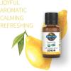 Garden of Life Essential Oil, Lemon 0.5 fl oz (15 mL), 100% USDA Organic & Pure, Clean, Undiluted & Non-GMO – for Diffuser, Aromatherapy, Meditation – Joyful, Aromatic, Calming, Refreshing