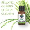 Garden of Life Essential Oil, Lemongrass 0.5 fl oz (15 mL), 100% USDA Organic & Pure, Clean, Undiluted & Non-GMO – for Diffuser, Aromatherapy, Meditation – Cleansing, Relaxing, Calming, Cleaning