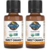 Garden of Life Essential Oil – Sweet Orange 0.5 fl oz (15mL), 100% USDA Organic & Pure, Clean, Undiluted & Non-GMO – for Diffuser, Aromatherapy, Meditation – Joyful, Calming, Balancing, Uplifting(0.5 Fl Oz (Pack of 2))