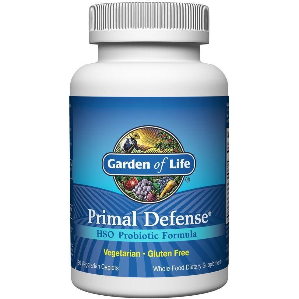 image:imageGarden of Life Primal Defense HSO Probiotic Formula Vegetarian Blend of 12 Probiotics for Gastrointestinal Balance Acidophilus Lacto and Bifido Strains Gluten Free 90 Caplets